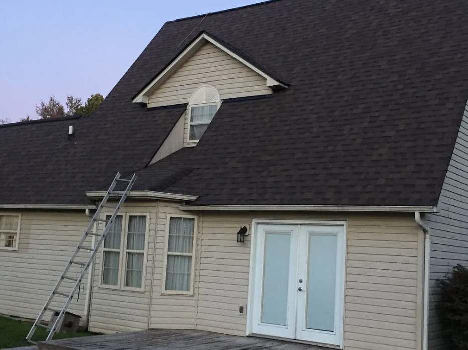 Completed roof replacement on house in London, KY