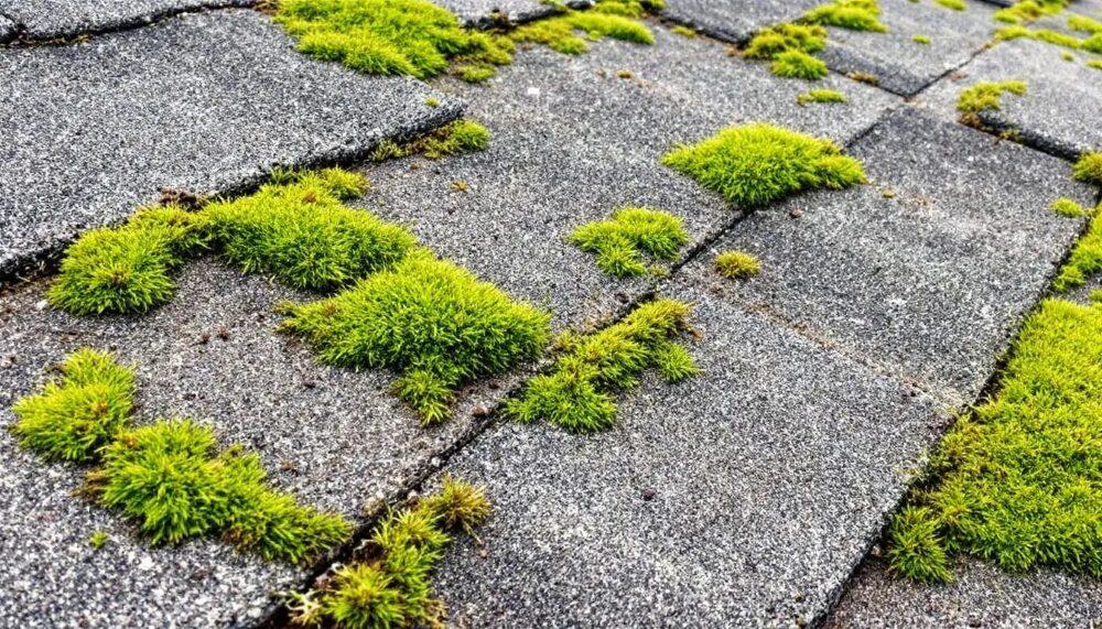Roof with Moss