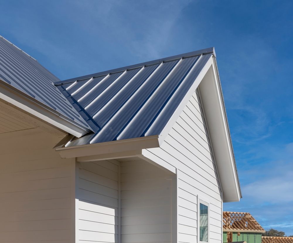 house with metal roof